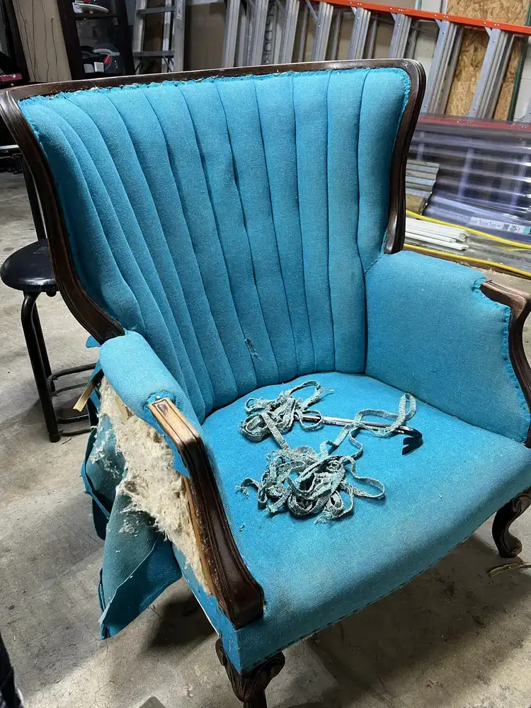 Armchair before