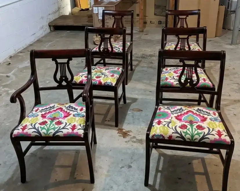 Dining chair after