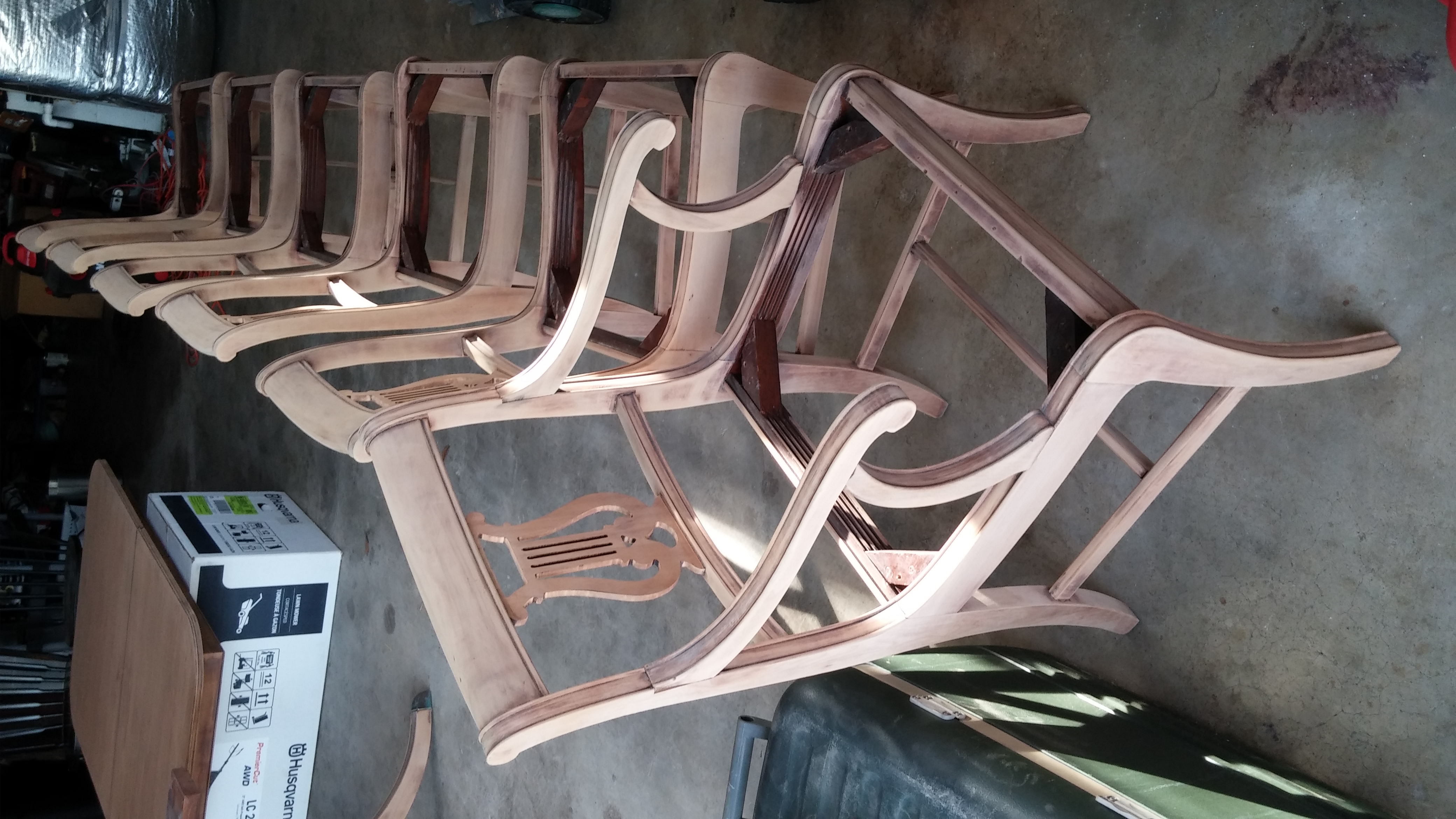 Dining chair before