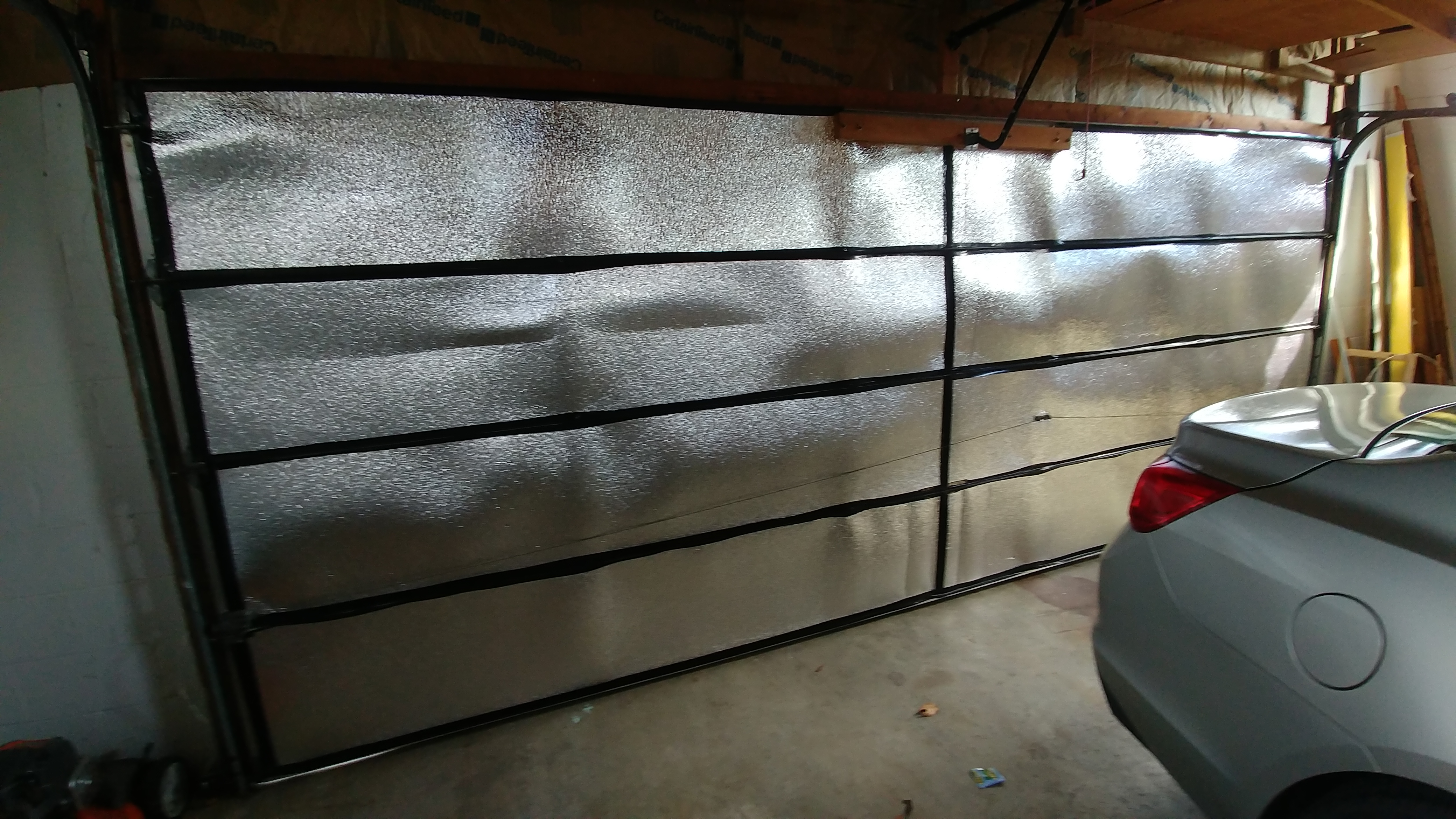 Garage door after