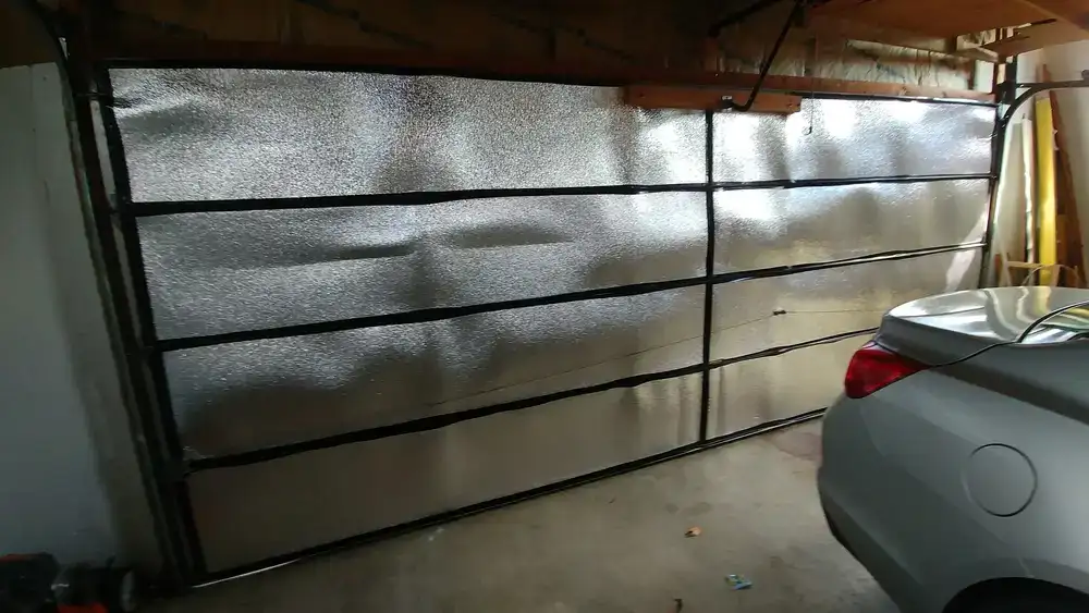 Garage door after