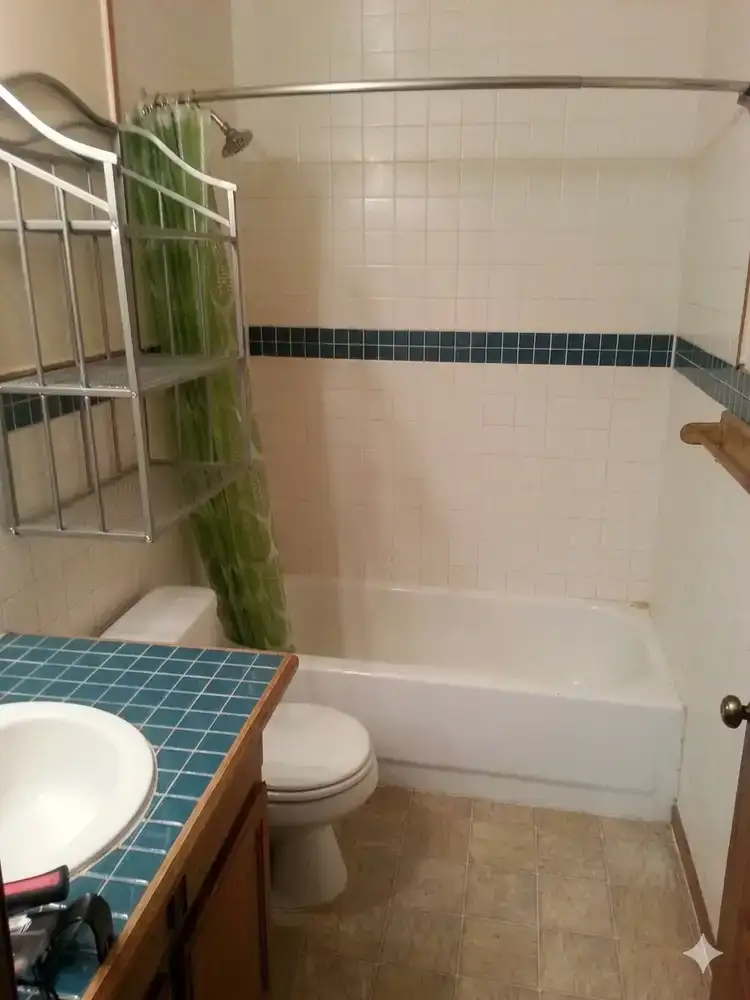 Salida bathroom before